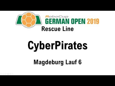 RoboCup German Open Rescue Line - Magdeburg 2019 - Team CyberPirates - Lauf 6