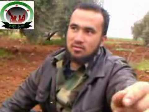 برومو محمد أسعد الحجي أحد عناصر كتيبة الفتح في ريف حماة