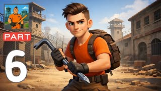 Zone X: Wasteland Survival RPG - Gameplay Walkthrough Part 6 Military Base Escape - (IOS, Android)