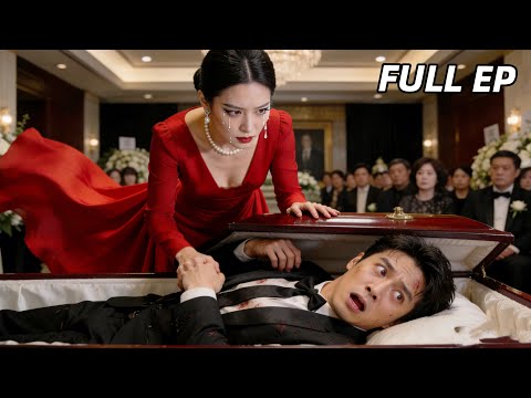 Scumbag husband fakes his death? She arrives in a red dress and exposes his evil scheme