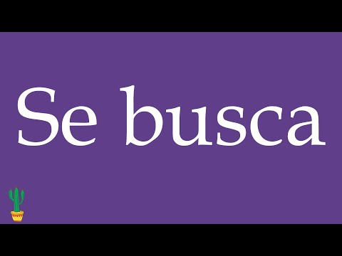 How to Pronounce ''Se busca'' (Wanted, Looking For) Correctly in Spanish 🇲🇽