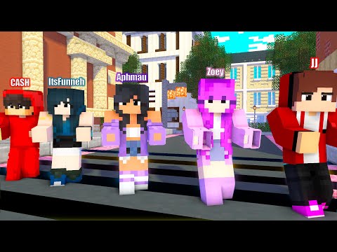 COUPLE DANCE | Aphmau, ItsFunneh, Maizen, Cash, Nico | SUPERIDOL DANCE - Minecraft Animation