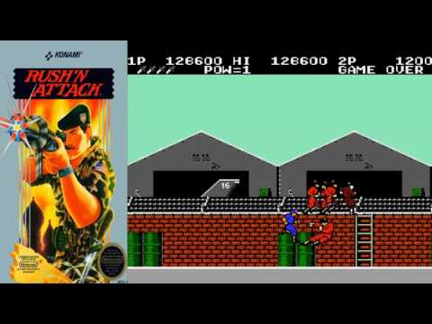 Gameplay "Rush'n Attack" N.E.S. (Nintendo)