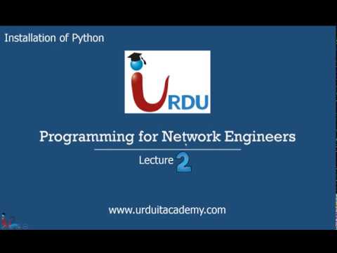 Programming for Network Engineers Lecture 01 Introduction to Programming for Network Engineers