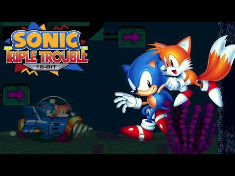 Tidal Plant Zone (Act 2) - Sonic Triple Trouble (16-Bit) (Slowed Down)
