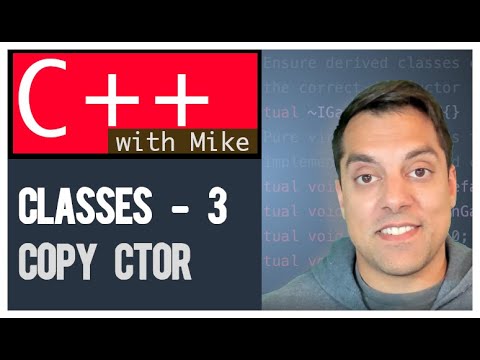 Classes part 3 - Copy Constructor and Copy Assignment (Deep and Shallow Copy) | Modern Cpp Series