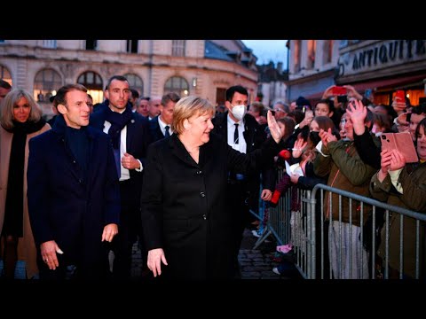 "Tu as gardé l'Europe unie", le dernier hommage d'Emmanuel Macron à Angela Merkel • FRANCE 24