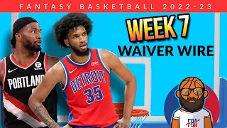 Week 7 Waiver Wire- Weekly Preview, Adds &amp; Streamers - NBA Fantasy Basketball 2022-2023