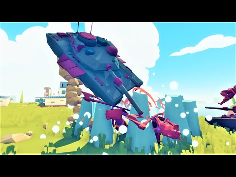 TANKS VS EVERY UNIT PART 1 - ANCIENT SANDBOX MAP | TOTALLY ACCURATE BATTLE SIMULATOR TABS GAMEPLAY