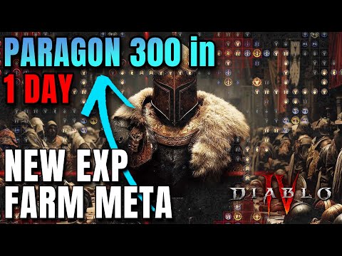 Paragon 300 in just 1 DAY? NEW EXP FARM META IN SEASON 11?! Diablo 4