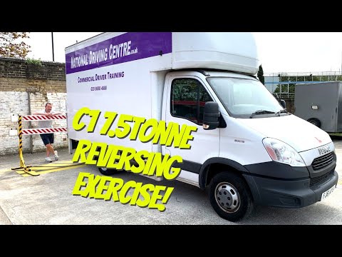 C1 - 7.5t - Ambulance reversing exercise - MADE SIMPLE!
