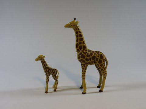 Playmobil set # 6640 (2014) Giraffe with Calf review