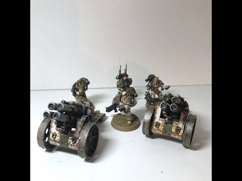 Horus Heresy Death Guard Quad Mortars