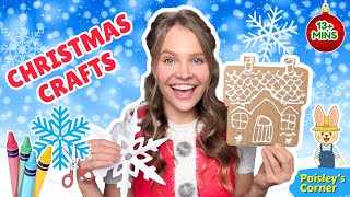 Christmas Crafts for Kids with Silly Miss Lily - Make a Gingerbread Village, Paper Snowflakes & More