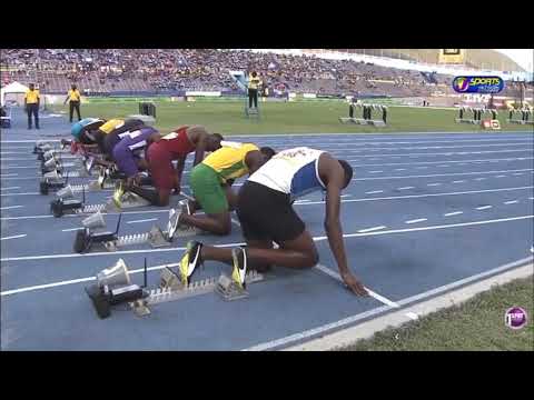 Bouwahjgie Nkrumie take semi finals 3 with a time of 10:71