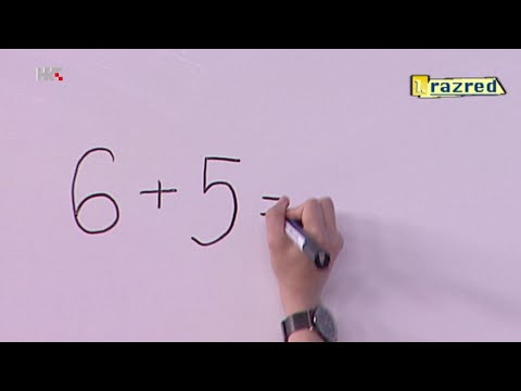 1. RAZRED - KRAĆI NAČIN ZBRAJANJA DVAJU JEDNOZNAMENKASTIH BROJEVA KOJIH JE ZBROJ VEĆI OD 10