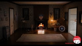 Captain America's Brooklyn Apartment Fireside Video in 4K