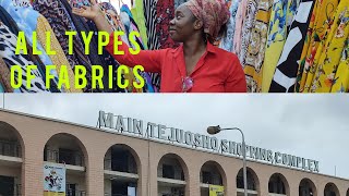 THE BIGGEST FABRIC MARKET IN LAGOS NIGERIA | YOU can get all types of  fabrics here