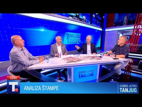 Analiza štampe 25.08.22. - Vladimir Radomirović i Dušan Stojaković • DOBRO JUTRO TANJUG