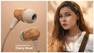 Energy Sistem Earphones ECO Cherry Wood anuncio