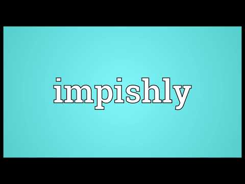 Impishly Meaning