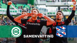? FANTASTISCHE sfeeractie, VAN HOOIJDONK BESLISSEND! ? | Samenvatting FC Groningen - sc Heerenveen