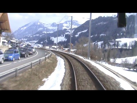 ★ 🇨🇭Cab ride Därstetten - Spiez (Simmentalbahn) [2010] Führerstandsmitfahrt