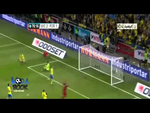 Cristiano Ronaldo Hat Trick VS Sweden - Portuguese Commentary