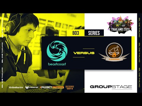 BeastCoast vs 4Zoomers Game 1 (BO3) | ESL One Thailand 2020 Americas