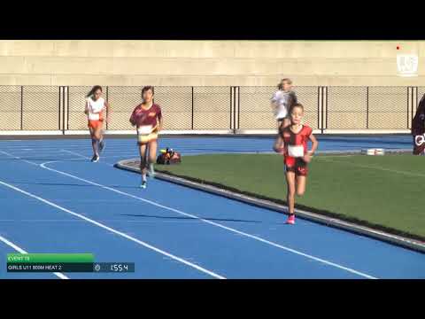U11 Girls 800m Heat 2: 2021 State Combined Events Championships // LAVicTV