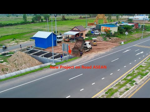 The Best !!! Drainage and drainage of ASEAN Road drainage techniques to prevent damage to the Road