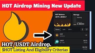 HOT Coin Airdrop Update: New Listing, Withdrawal & Eligibility—Do This Now!