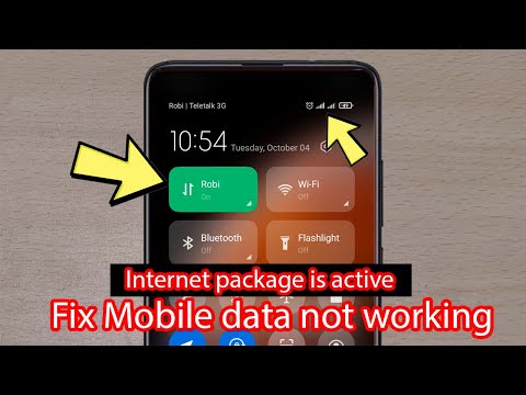 How to activate mobile data on Redmi // Fix data connection in Xiaomi