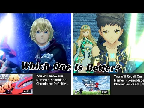 29 Days Till Xenoblade 3 - You Will Know Our Names VS You Will Recall Our Names