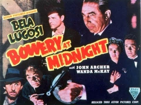Thumbnail of the video: Bowery at Midnight (1942) (High-Def Quality)