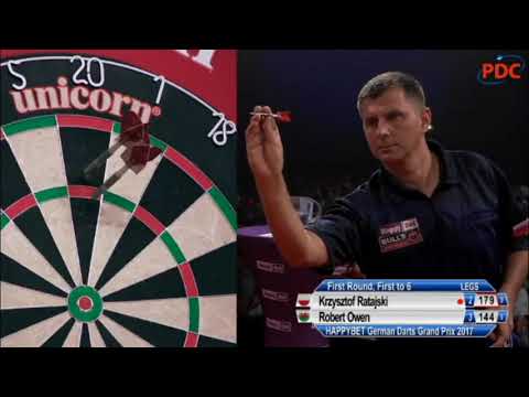 2017 German Darts Grand Prix Round 1 Ratajski vs Owen