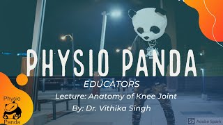 Lecture By Dr. Vithika Singh Physio Panda Educator on Anatomy of Knee Joint