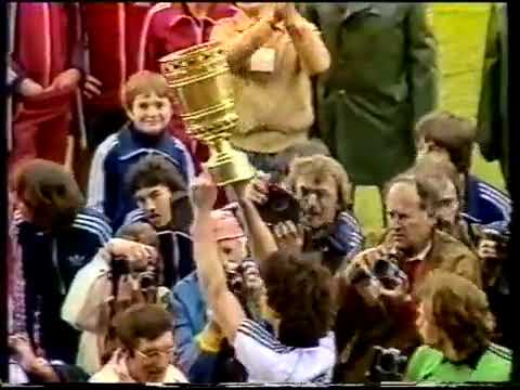 DFB Pokal final Eintracht Frankfurt - 1.FC Kaiserslautern 3-1 (2 May 1981)