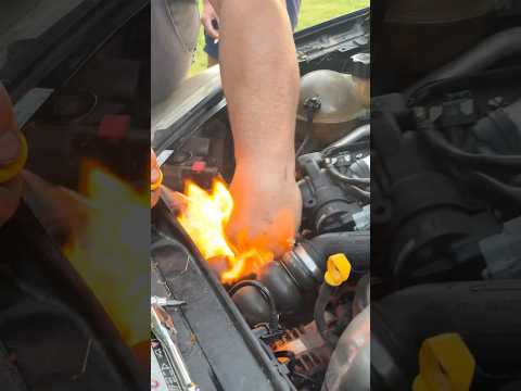 Peugeot 307 1.6 hdi starting with deodorant #automobile #peugeot #frenchcars #diesel #mechanic