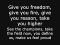 Download lagu K naan Wavin Flag FIFA World Cup South Africa 2010 Theme Song Lyrics