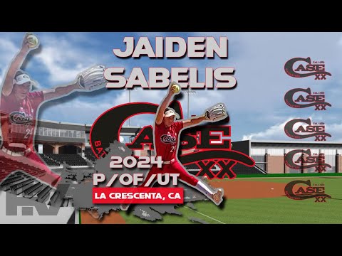 2024 Jaiden Sabelis Pitcher and Outfield, Softball Skills Video - Case Batbusters