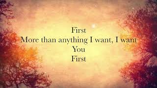 Lauren Daigle - First (Lyrics)