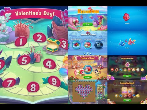 Fishdom Seasonal Events City Of Roses Update on February ❤️ Valentine 2021
