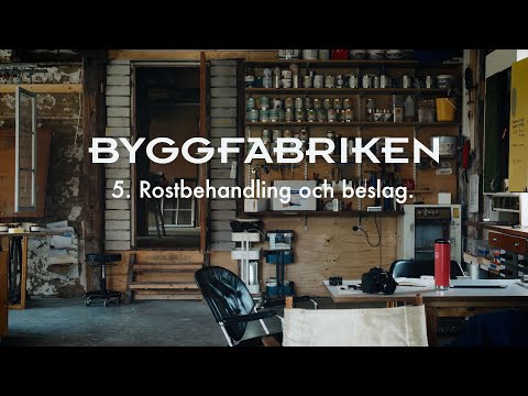 En liten film om fönsterrenovering - avsnitt 5. Rostbehandling och beslag.