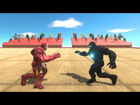 Superheroes and Villains vs Evil Itself - Animal Revolt Battle Simulator