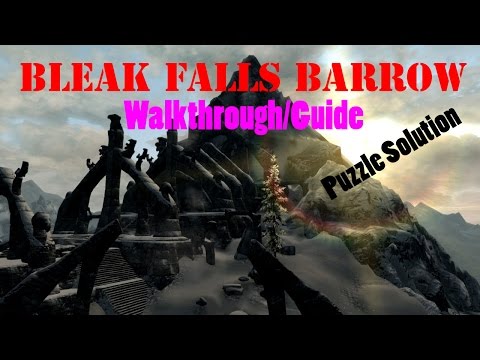 Skyrim Bleak Falls Barrow Walkthrough/Tutorial