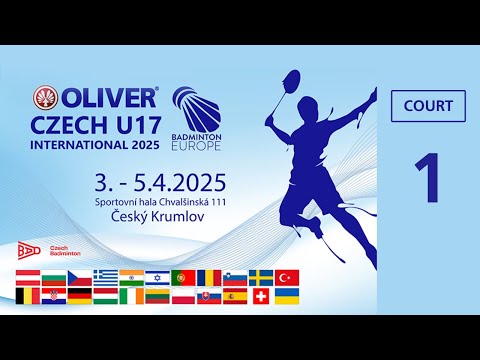 Court 1 | Oliver Czech U17 Intl. 2025 | 5/4/2025 | Český Krumlov