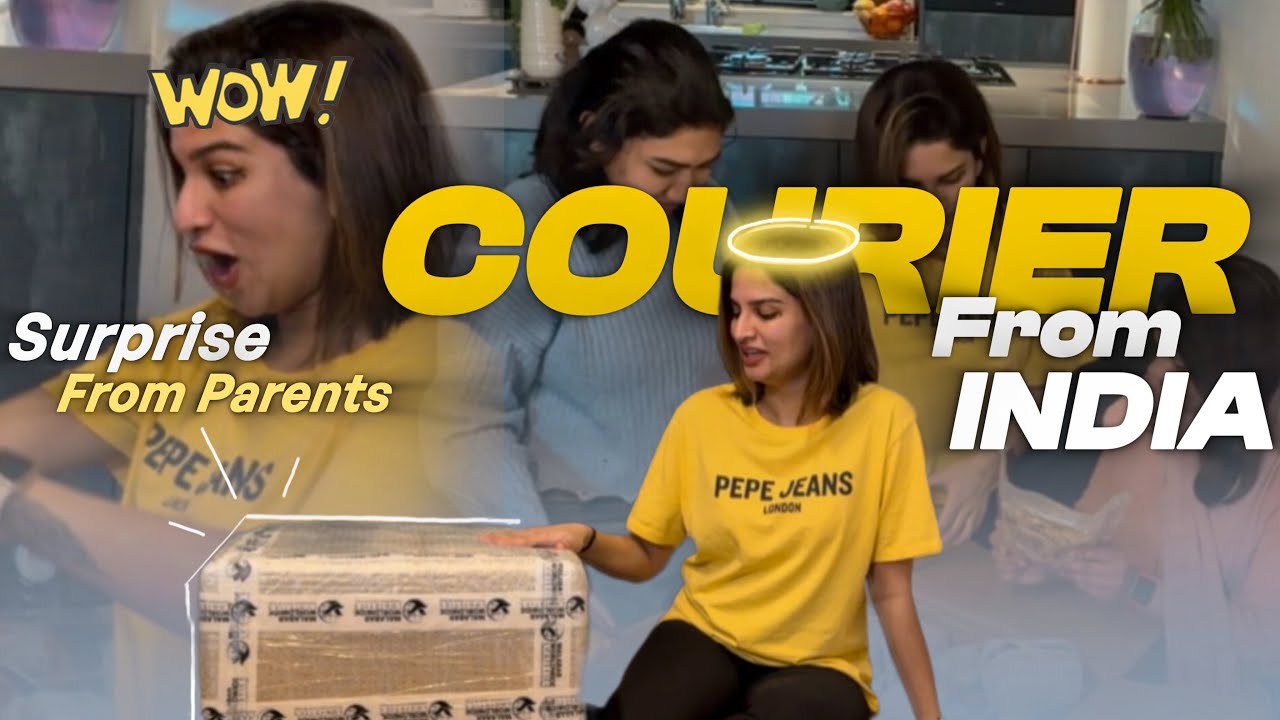 Unboxing courier from India 🇮🇳 | Surprise from parents  |Special Courier