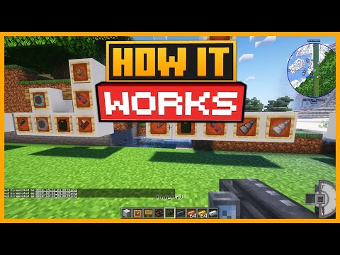 🟨 HOW MINING DRILL WORKS in the IMMERSIVE ENGINEERING MOD in MINECRAFT