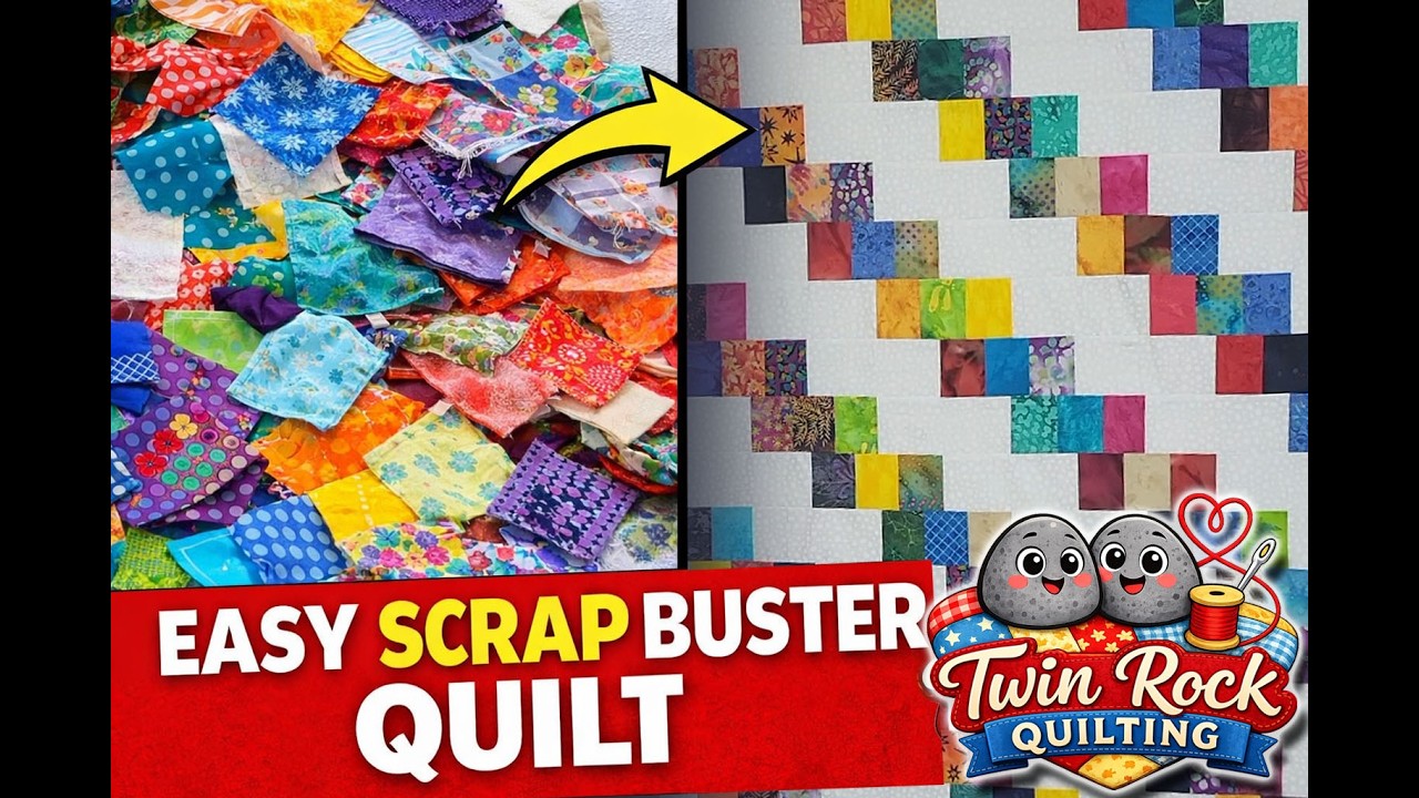 Easy Scrap Buster Quilt